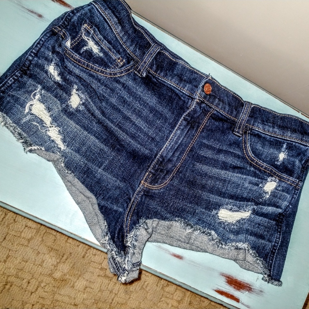 Hollister shorts  with Victoria Secret panties